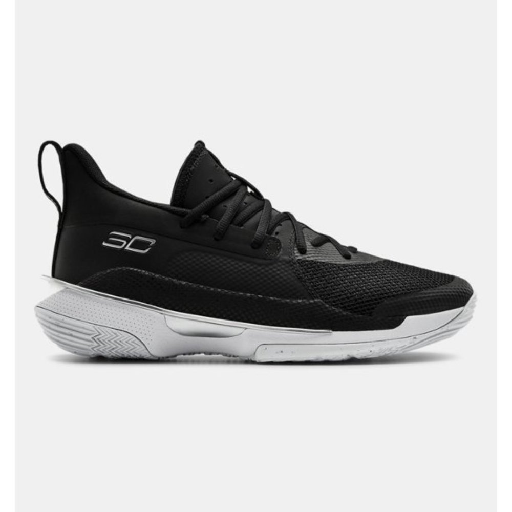 New Size 7 (Men) - Under Armour Curry 7 Team Black White